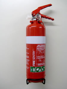 Caravan-fire-extinguisher